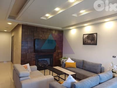 3 bedroom Furnished apartment+garden 4sale in Mansourieh -المنصورية