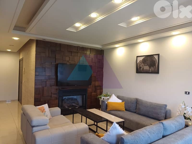 3 bedroom Furnished apartment+garden 4sale in Mansourieh -المنصورية 0