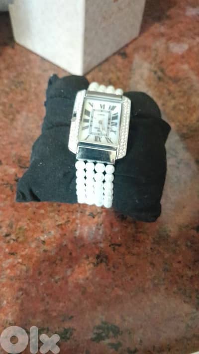 New womens white watch