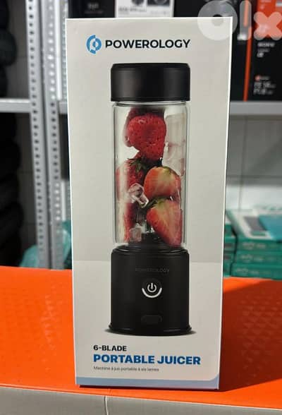 Powerology 6-Blade Portable Juicer 450ml
