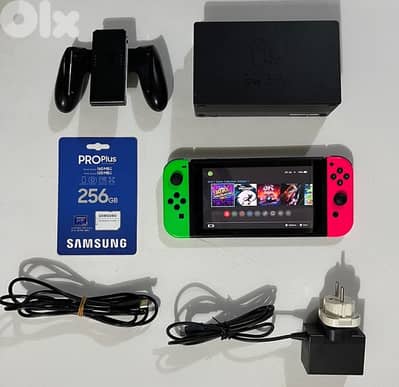 Nintendo Switch V1 معدلة اضافة الالعاب حسب الطلب