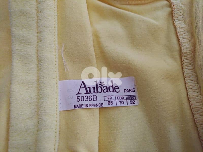 Aubade yellow bra (Made in France) - Not Negotiable 3