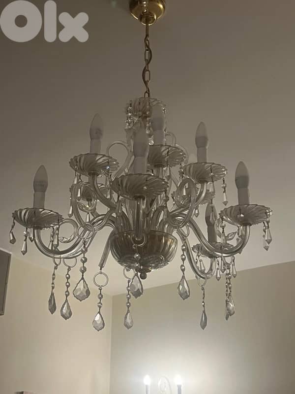 5 chandelier crystal ٥ كريستال ثرية 2