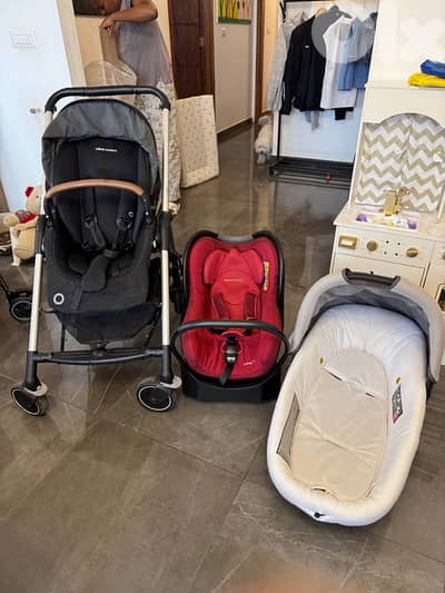 Stroller, car seat, baby carriage