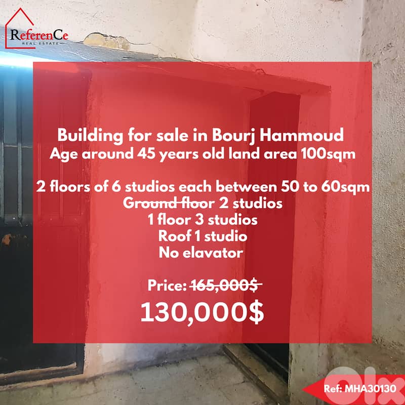 Building for sale in Bourj Hammoud بناية للبيع  في برج حمود 0