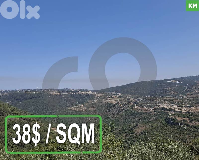 9,500 sqm plot of land in Maad, Jbeil/ معد REF#KM124736 0
