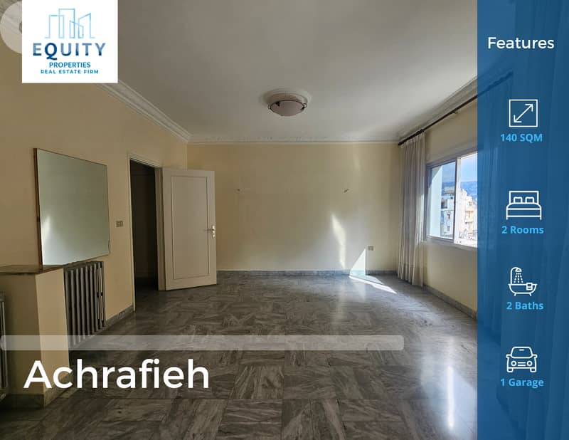 140 SQM Apartment For Sale In Achrafieh شقة للبيع #AA212924 0