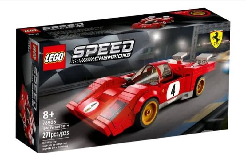 Ferrari 512M 1970 Lego Kit. 6
