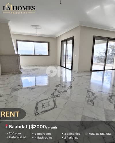 apartment for rent in baabdat شقة للايجار في بعبدات
