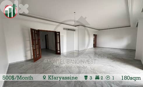 Apartment for Rent in Kfaryassine !!