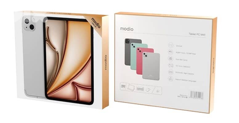 MODIO TABLET M41 10" 16Gb Ram 1Tb Storage 5G Dual SIM Grey Red Green 3