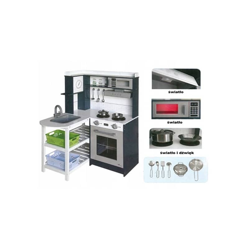 Wooden Modern Kitchen With Accessories - المطبخ الخشبي مع الملحقات 1