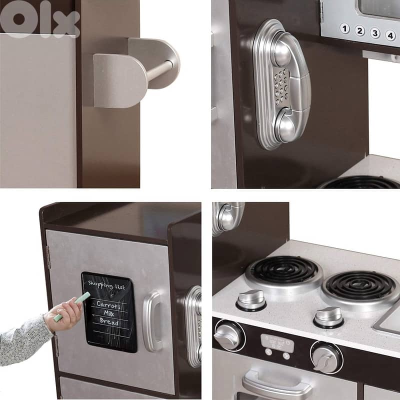 Large Deluxe Wooden Kitchen - مطبخ خشبي فاخر وكبير 2