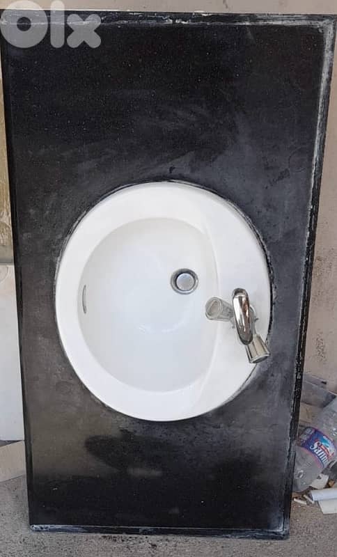 مجلى مع مغسلة و خلاط 0