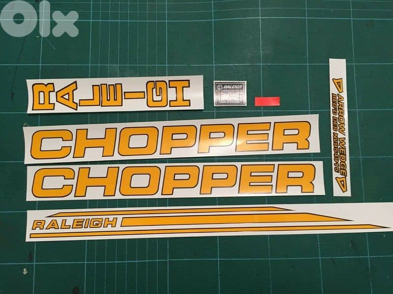 Raleigh Chopper Decals 4