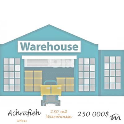 Ashrafieh | 230m² Warehouse - Depot | Prime Location | Open Space