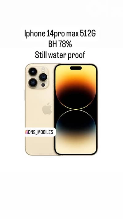 iphone 14 pro max 512G gold
