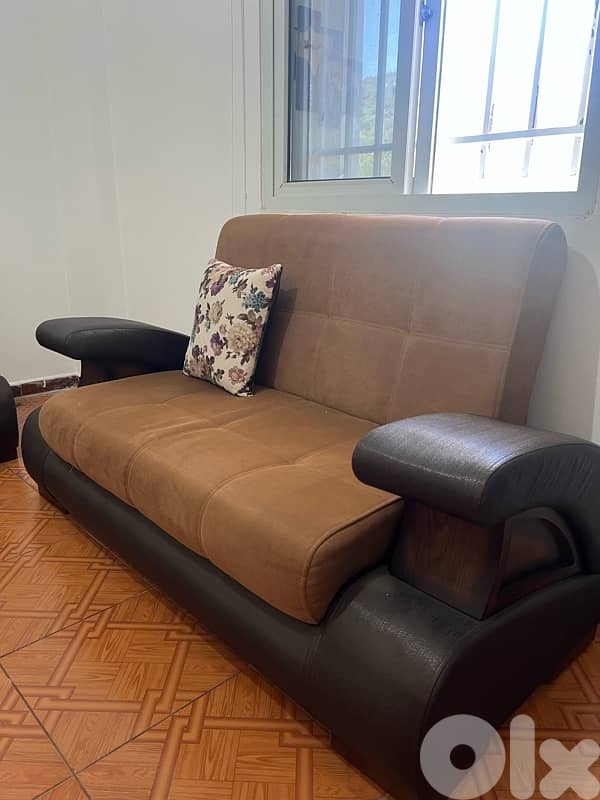 beige and brown living room 1