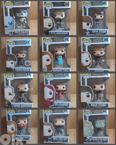 Funko pop game of thrones and other collection