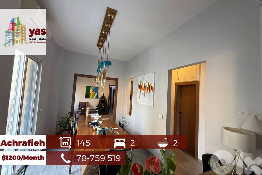 Achrafieh 145m2 | Rent | Prime Location | Renovated | Catch | GA 0