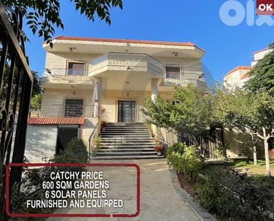 Catchy Price - Gardens- 6 Solar Panels- Bhamdoun REF#OK126895