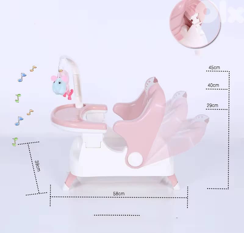 High chair and bath chair 2