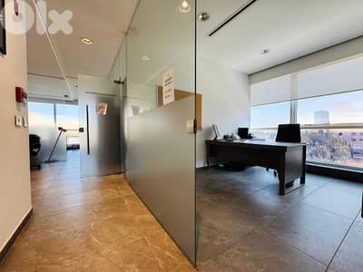 JH25-4429 Furnished Office 125m2 for rent in Sin l Fil, $ 1,900 cash
