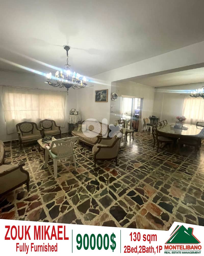 Fully Furnished 130 sqm Apartment For Sale in Zouk Mikael (زوق مكايل) 0