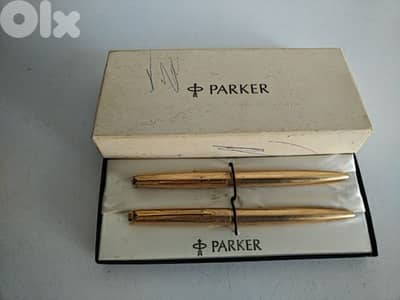 Vintage Parker 61 set (gold plated) - Not Negotiable