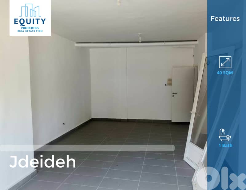 40 SQM Shop For Rent In Jdeideh Prime Location #JS213345 0