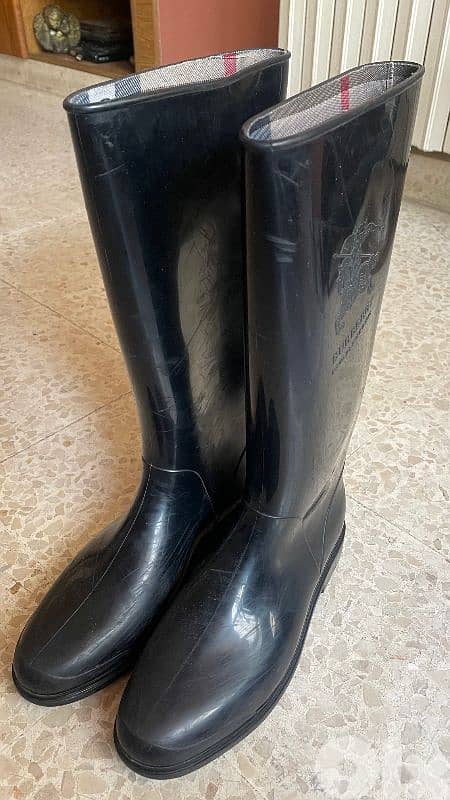 Burberry Black Original Rain Boots 1