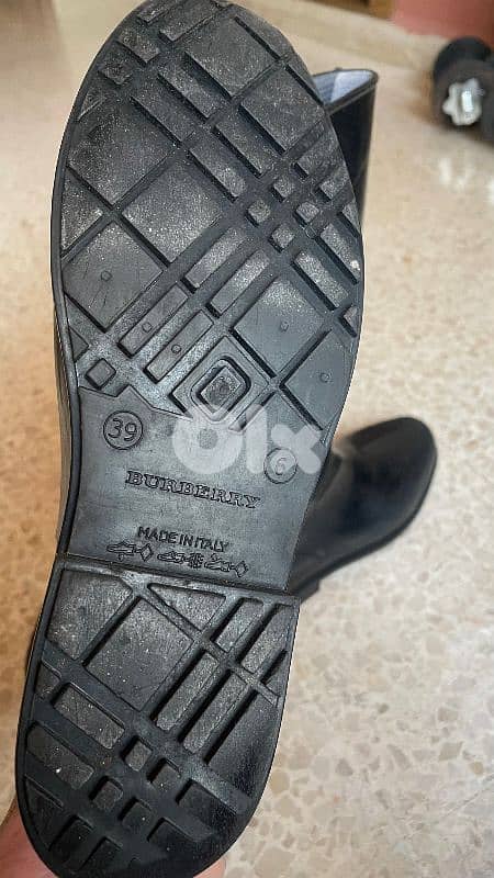 Burberry Black Original Rain Boots 4
