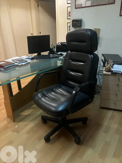 Leather office chair