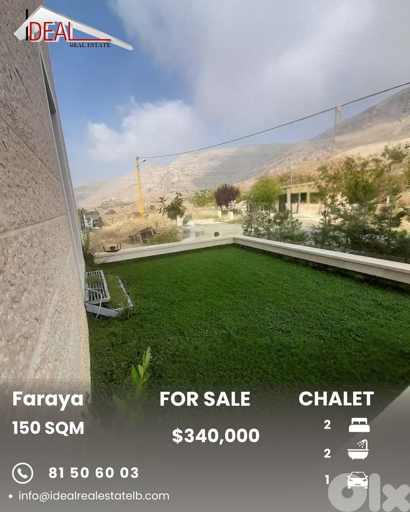 Chalet for sale in Faraya Keserouan شاليه للبيع في فاريا كسروان 0