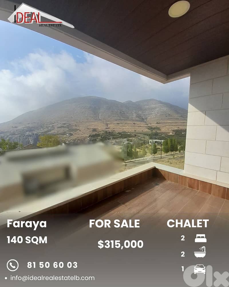 Chalet for sale in Faraya Keserouan شاليه للبيع في فاريا كسروان 0