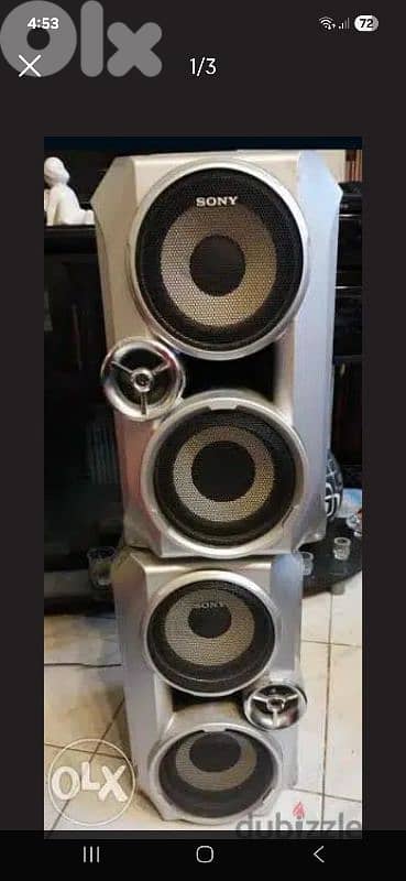 2 Speakers system Sony 0