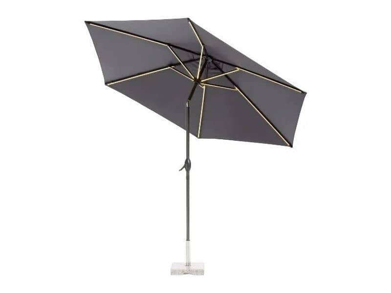 livarno home parasol with solar led light 4
