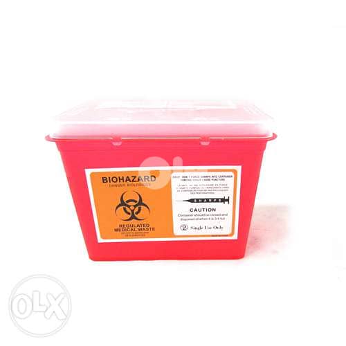 Disposable sharps needle bio-hazard tattoo&piercing container 2