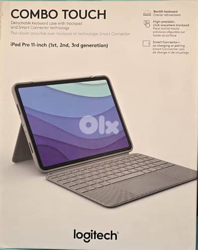Logitech Combo Touch for ipad Pro 3-4 M1, M2, M3, M4