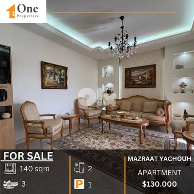 APARTMENT FOR SALE IN MAZRAAT YACHOUH