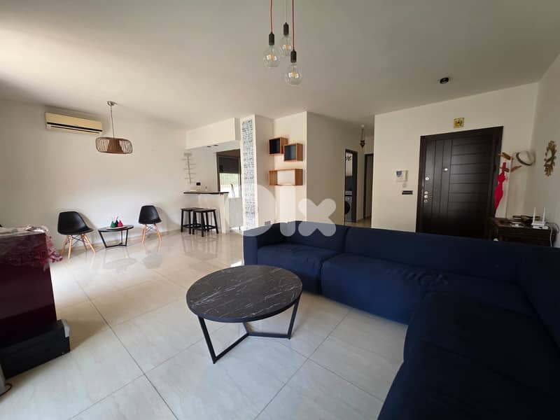 Fully Furnished Apartment with Garden in Antelias, Mezher For Rent 0