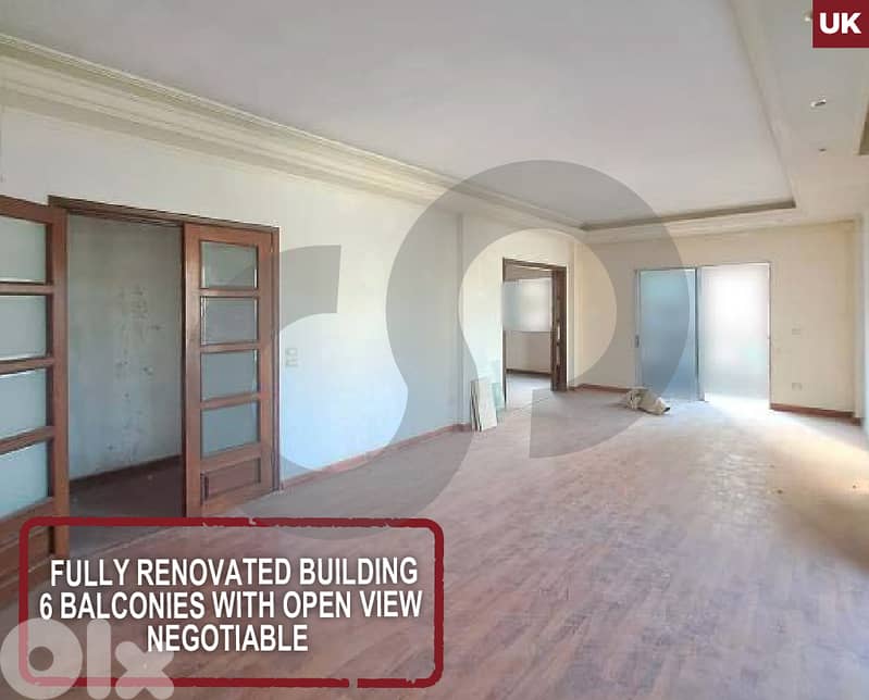 fully renovated building,6 balconies -open view- Badaro REF#UK126948 0