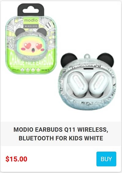 MODIO EARBUDS NOISE CANCELLATION BLUETOOTH WIRELESS