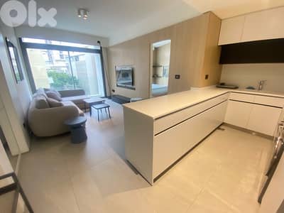 Minimalist and modern high end apart with gym