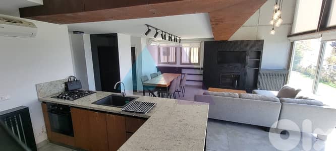 3 bedroom Furnished Duplex Chalet+Pool 4rent in Fakra - شاليه في فقرا