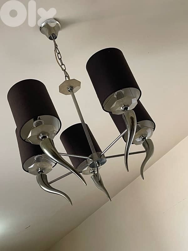 two same chandeliers 0