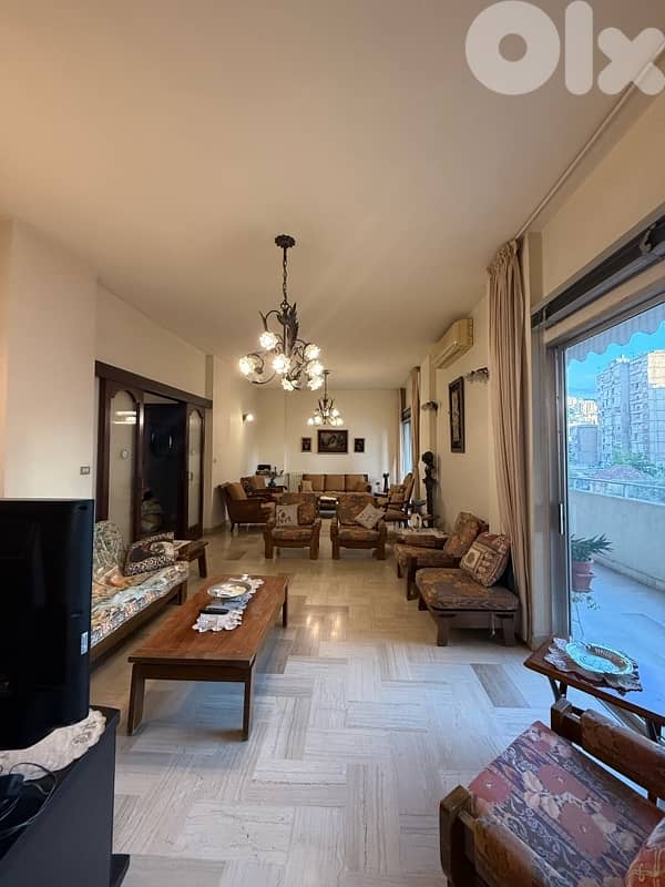 Spacious furnished apartment for rent in Jal el dib, Prime Location 0