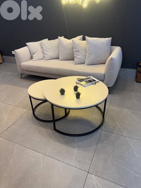 living room sofa with table 0