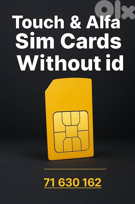 Touch & Alfa No id Sim Cards 0