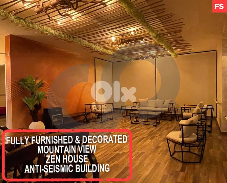 Anti-Seismic,Furnished,Zen house,Achkout/عشقوت REF#FS126967 0